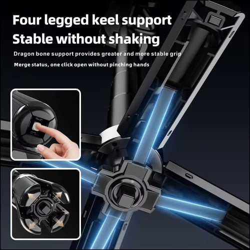 4-in-1 Multifunctional Magnetic mini Selfie Stick with 360° Rotation Wireless Bluetooth Control Magnetic Phone Holder